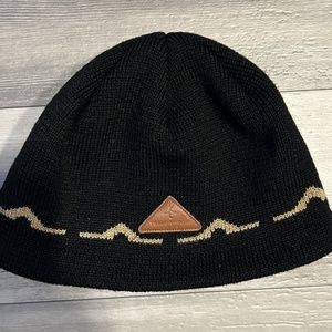 RARE Yellowstone Club Beanie (Big Sky, Montana) Ski Hat Black Kootenay Adult Sm